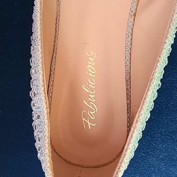 Sparkly Glitter Ballet Flats, Size 11 - Picture 3 of 6